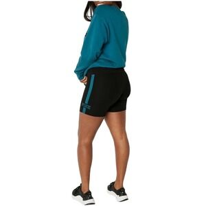 Victoria's Secret‎ PINK Black Blue Stripe Athletic Shorts Bike Shorts Women's